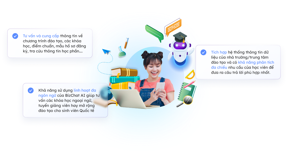 BizChatAI Application in Giáo dục